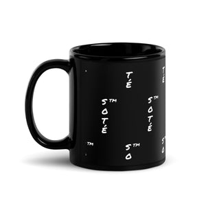SOTÉ Black Glossy Mug