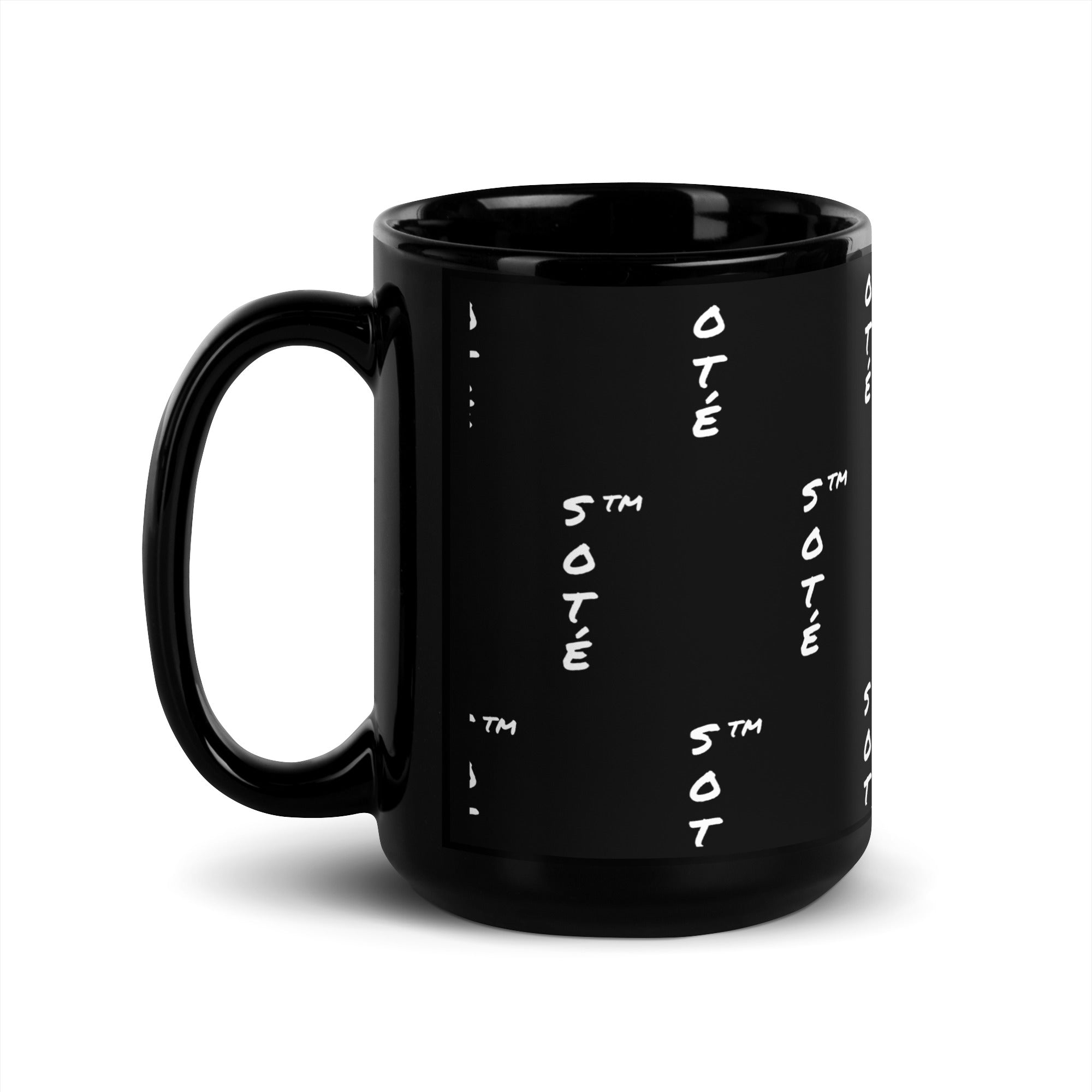 SOTÉ Black Glossy Mug