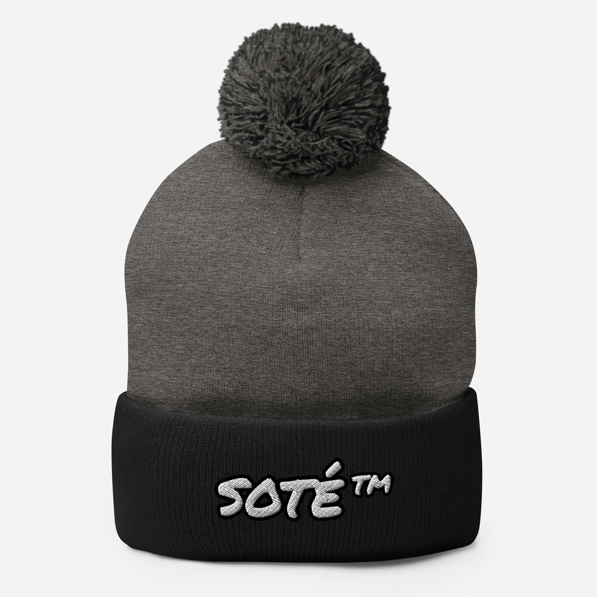 SOTÉ Pom-Pom Knit Beanie Hat