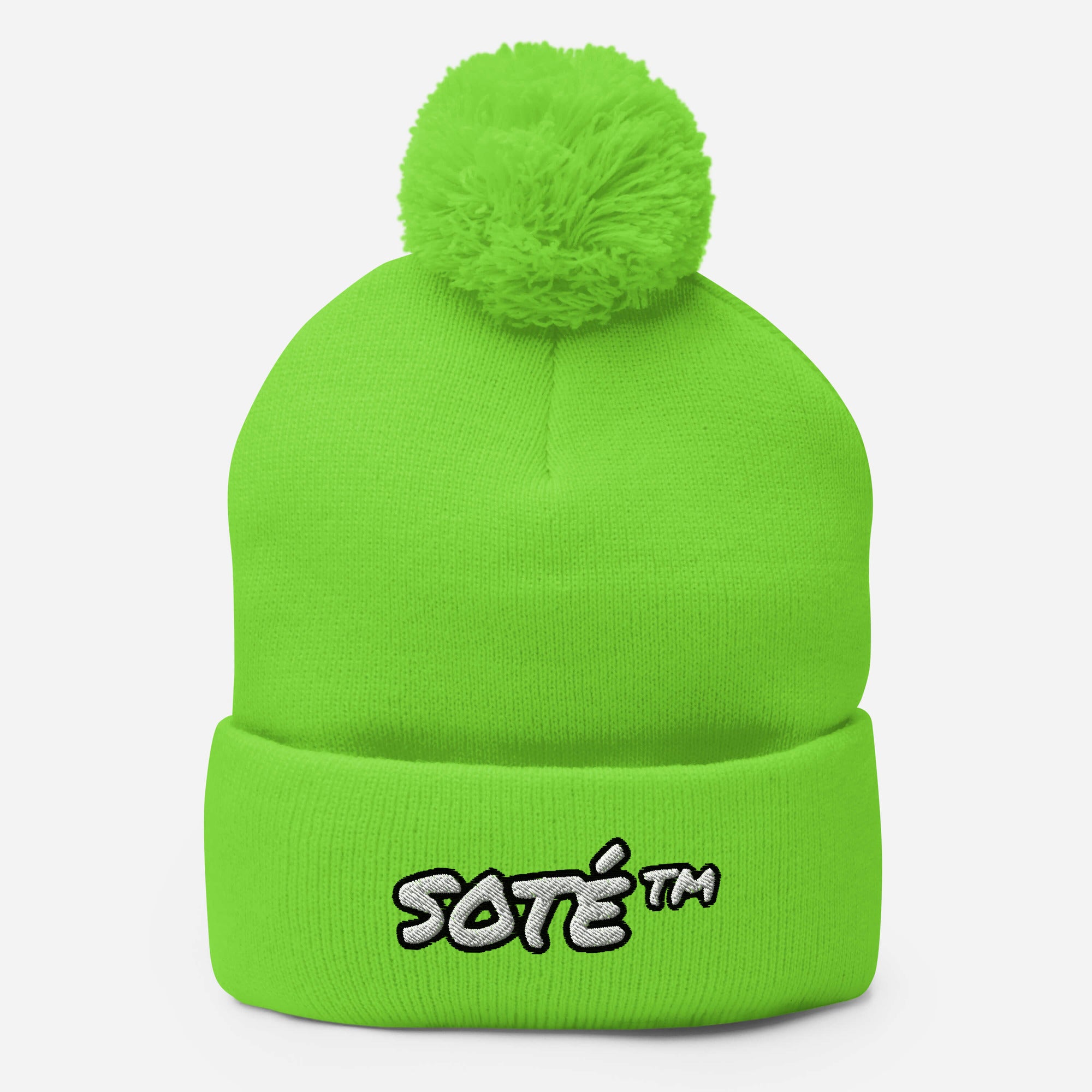 SOTÉ Pom-Pom Knit Beanie Hat