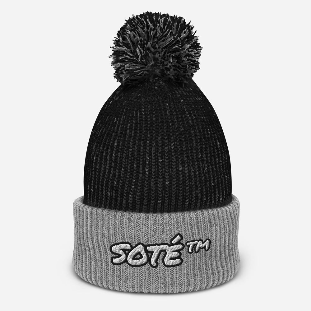 SOTÉ Speckled Pom-Pom Beanie Hat