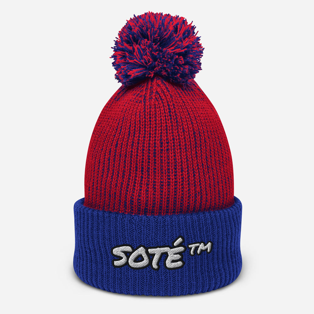 SOTÉ Speckled Pom-Pom Beanie Hat
